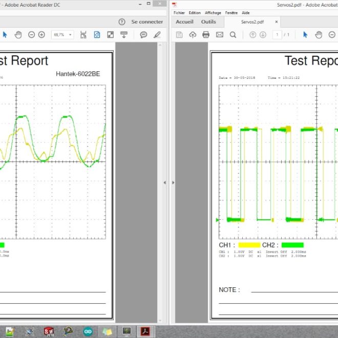 Signals Before and After Filtering